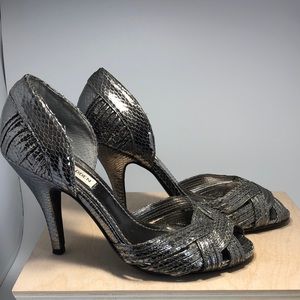 Steve Madden Silver Pumps, size 6.5